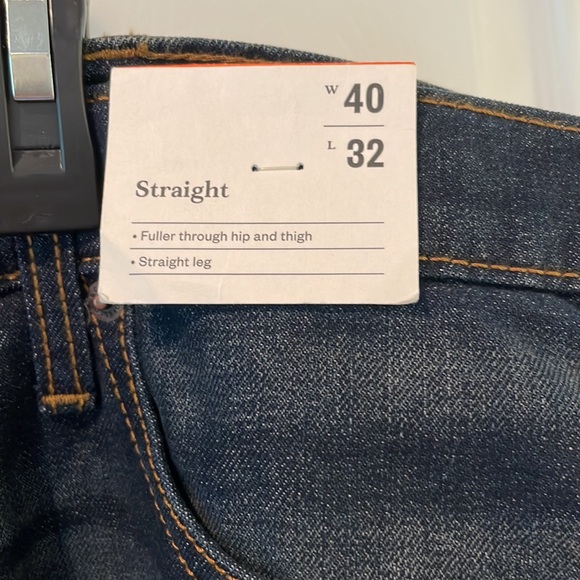 NWT Mens Straight Leg Jeans 40X32 - Picture 3 of 8